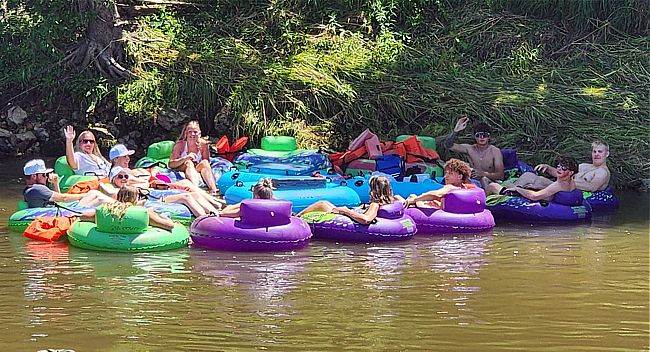 Tubing on the Kickapoo River